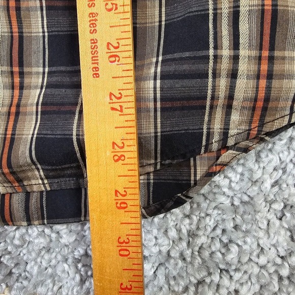 Harley Davidson Shirt Mens‎ Large Plaid Button Up Short Sleeve Biker - Picture 9 of 10